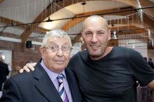 Martin with me at his book launch May 2011 - The Vanishing Missioner